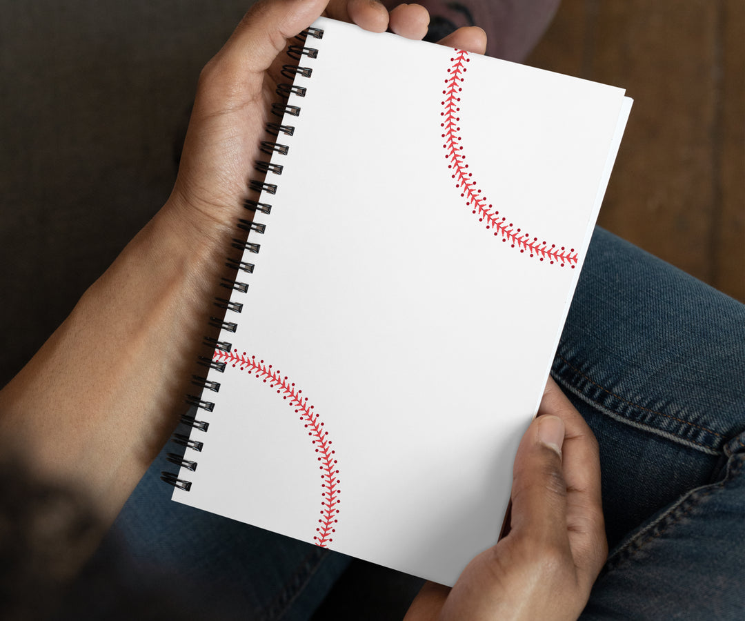 Baseball Spiral Notebook