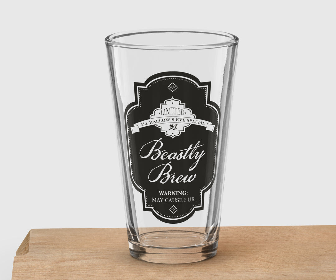Beastly Brew Pint Glass