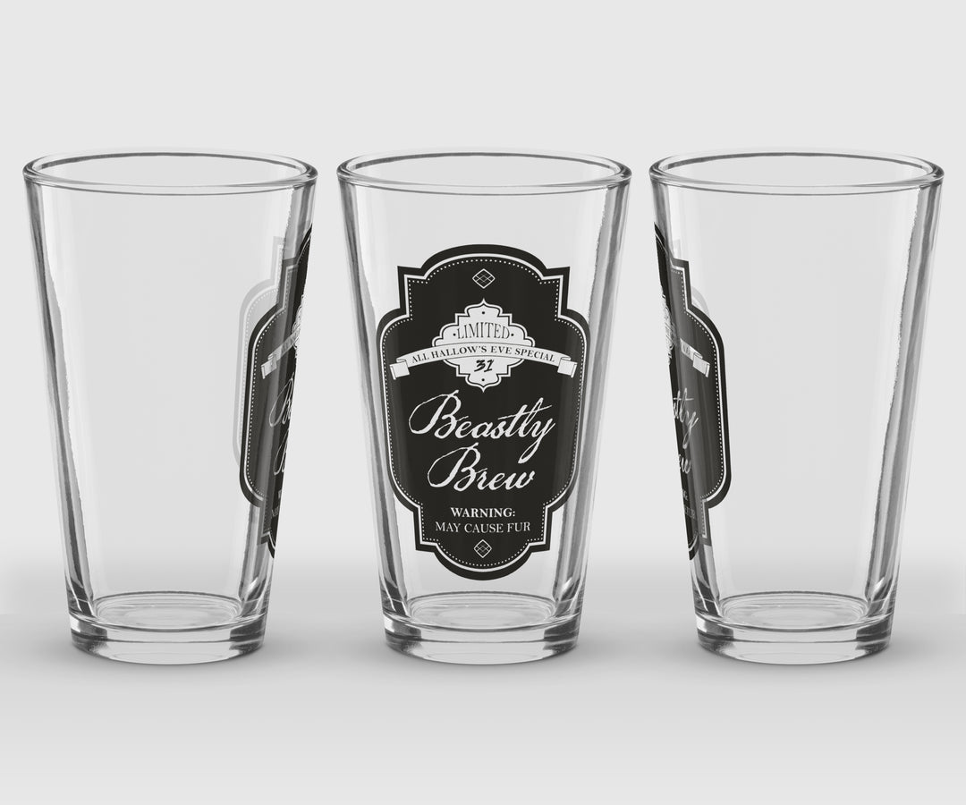 Beastly Brew Pint Glass