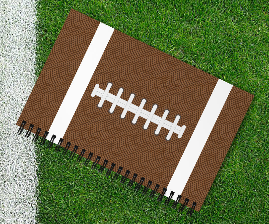 Football Spiral Notebook