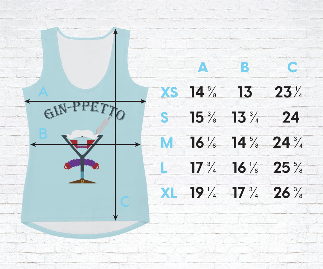 Gin-petto Wine and Dine Performance Tank Top