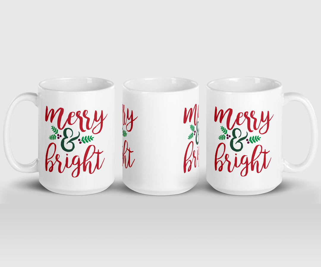Merry & Bright Christmas Mug