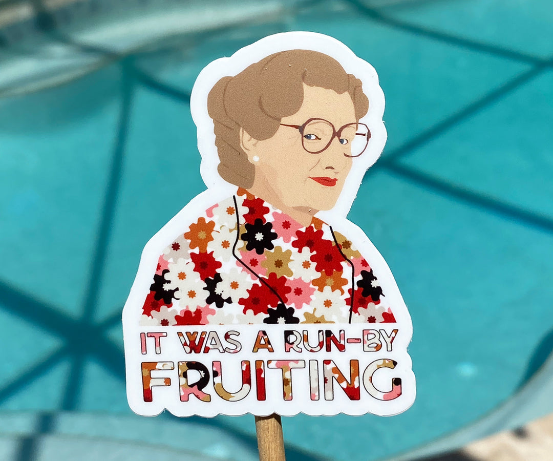 Run By Fruiting Mrs. Doubtfire Sticker