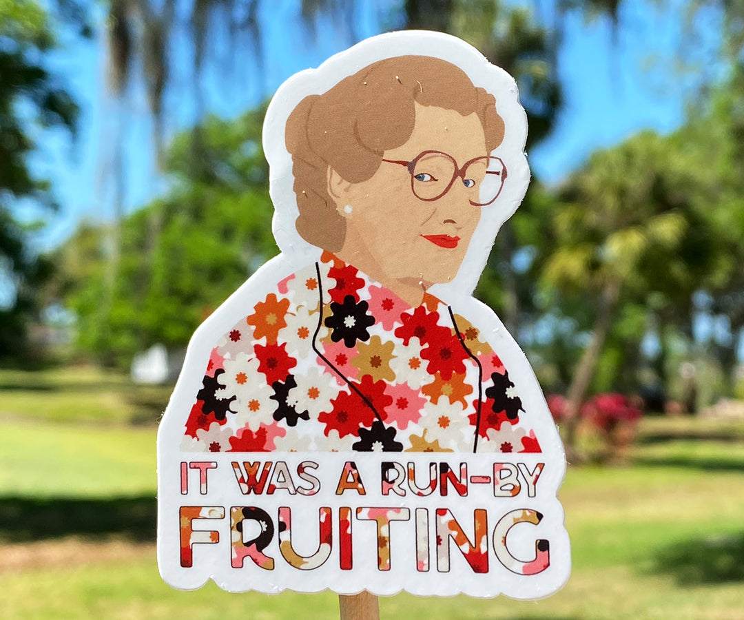 Run By Fruiting Mrs. Doubtfire Sticker