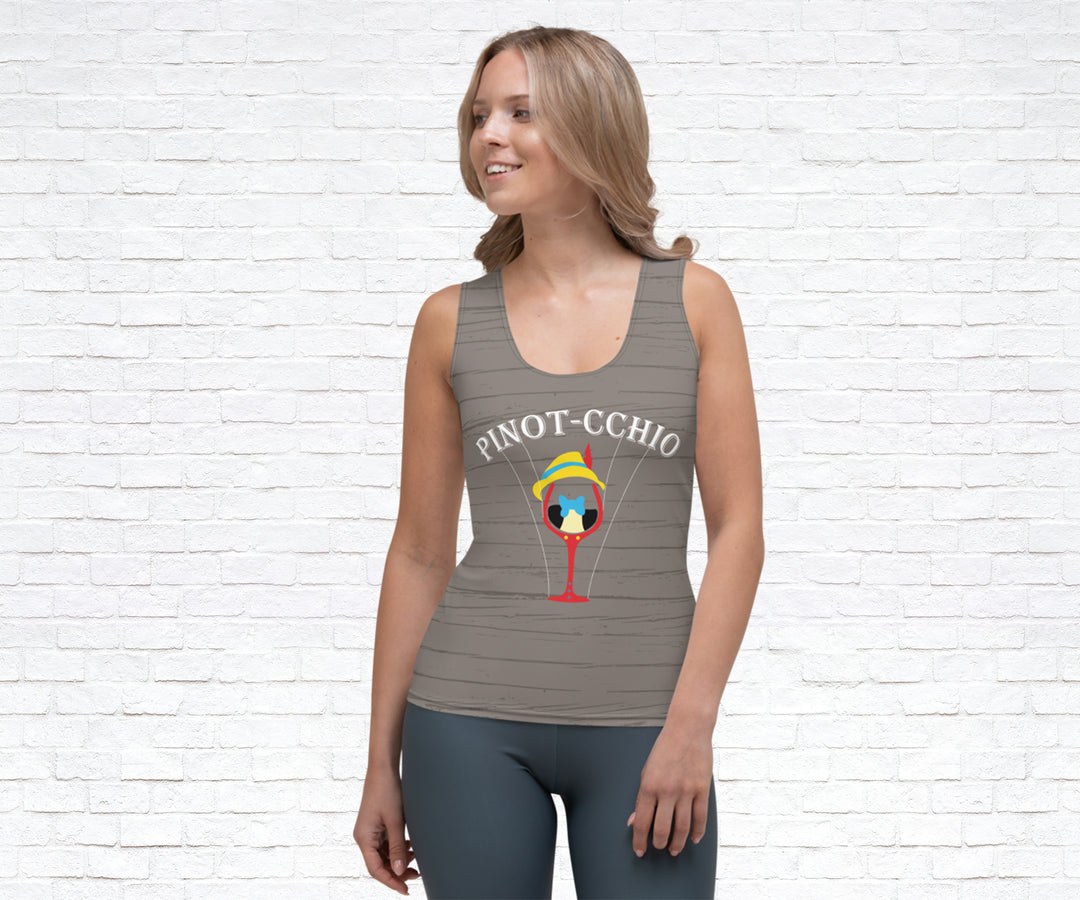 Pinot-cchio Wine and Dine Performance Tank Top