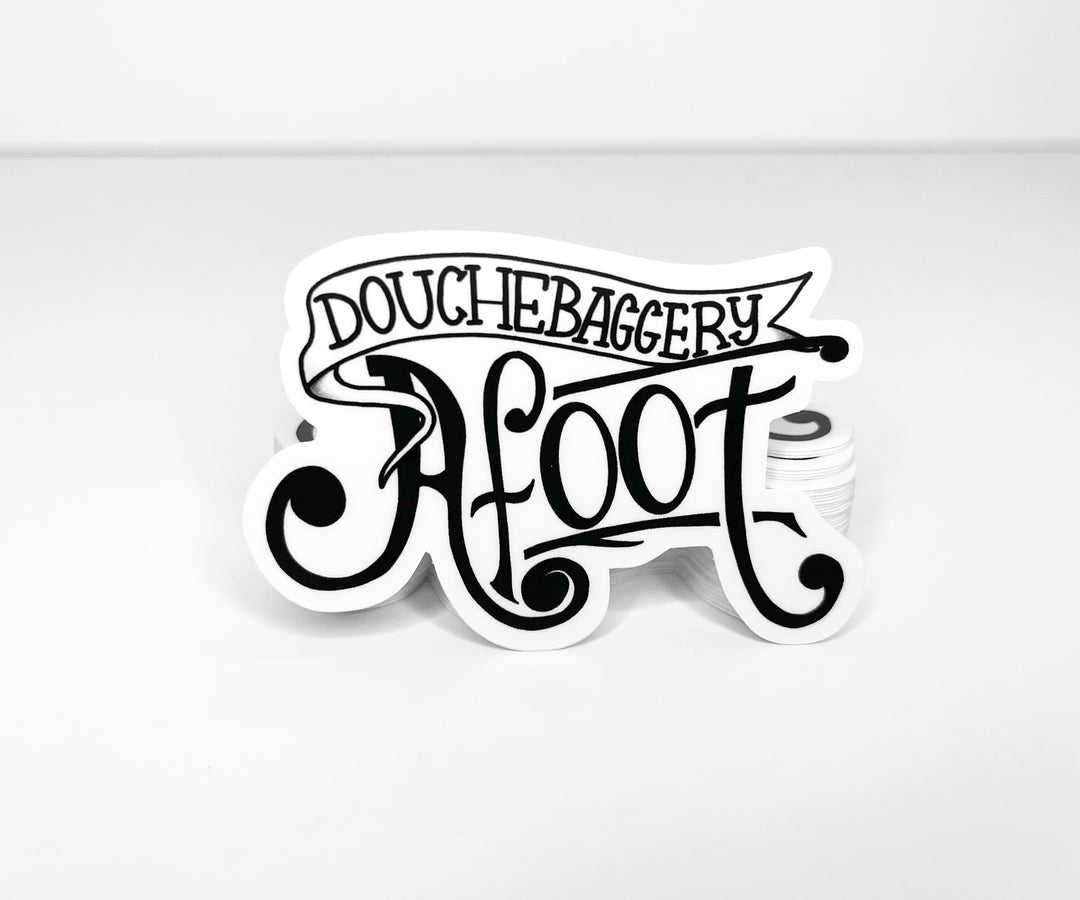 D*uchebaggery Afoot Old Timey Sticker