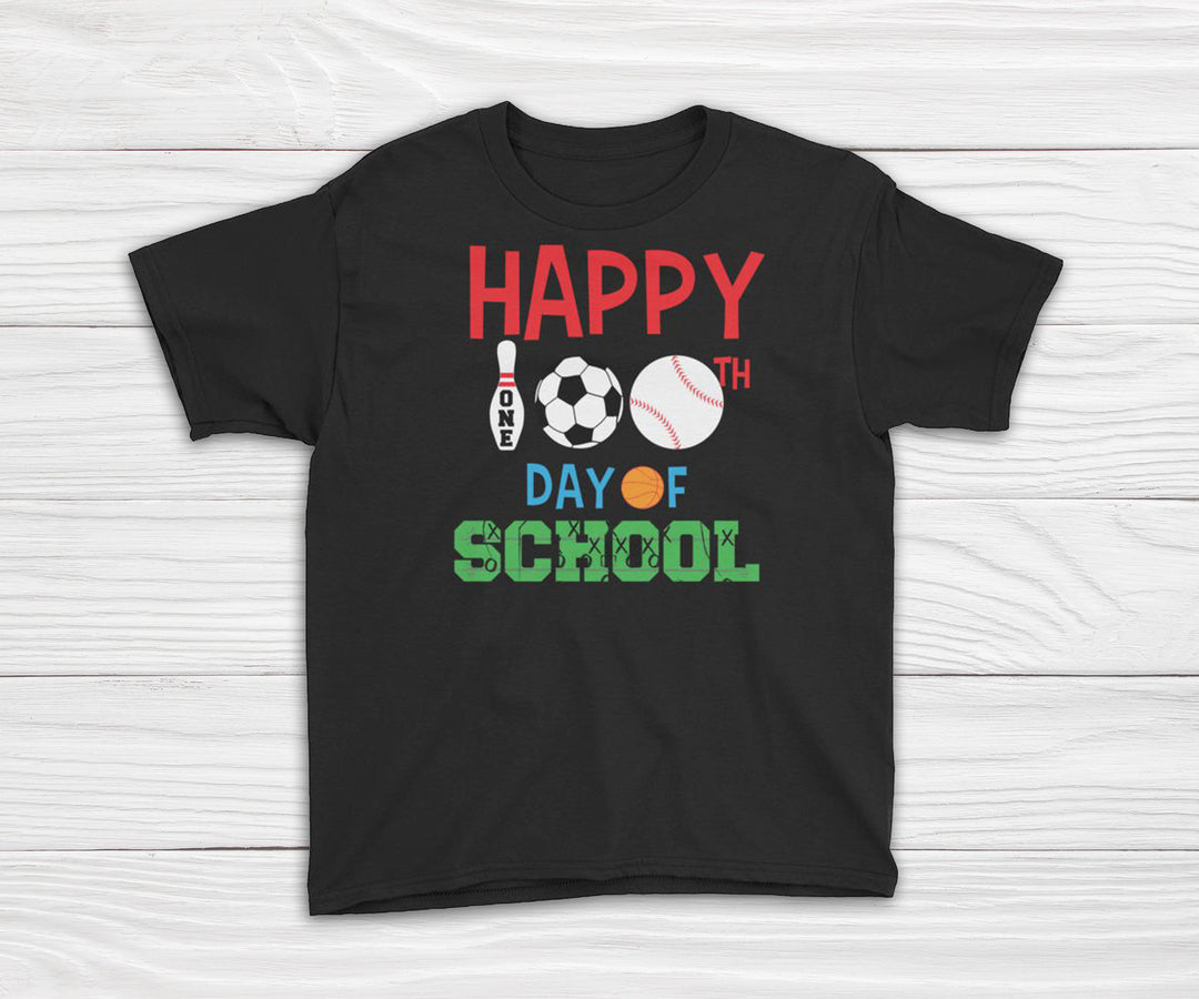 Sports 100th Day of School Shirt
