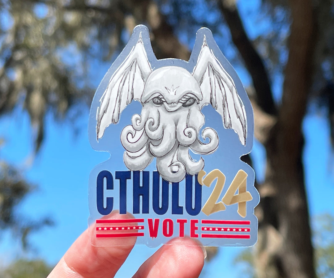 Cthulu 2024 Vote Sticker