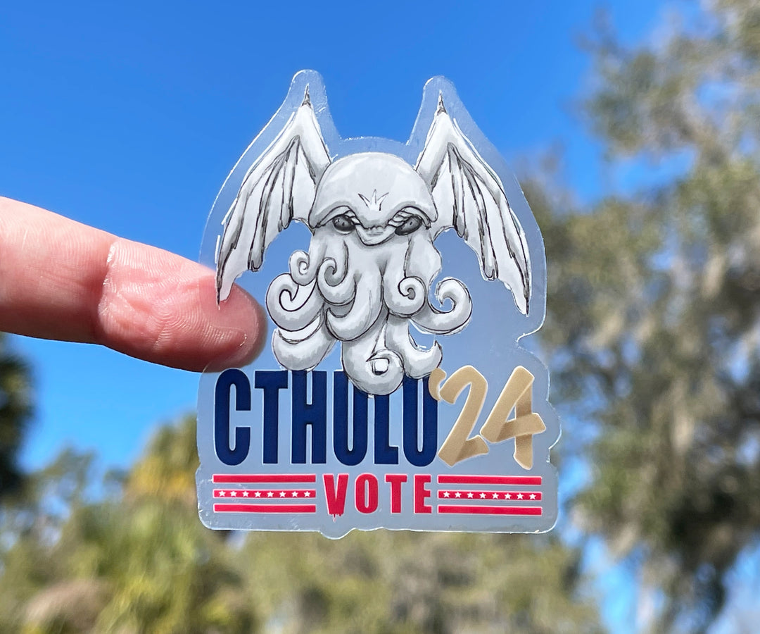Cthulu 2024 Vote Sticker