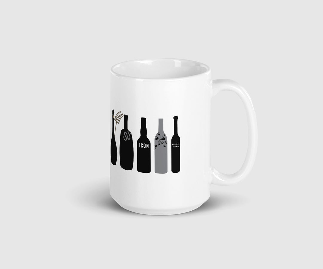 David Rose's Iconic Shirts as Wine Bottles Mug