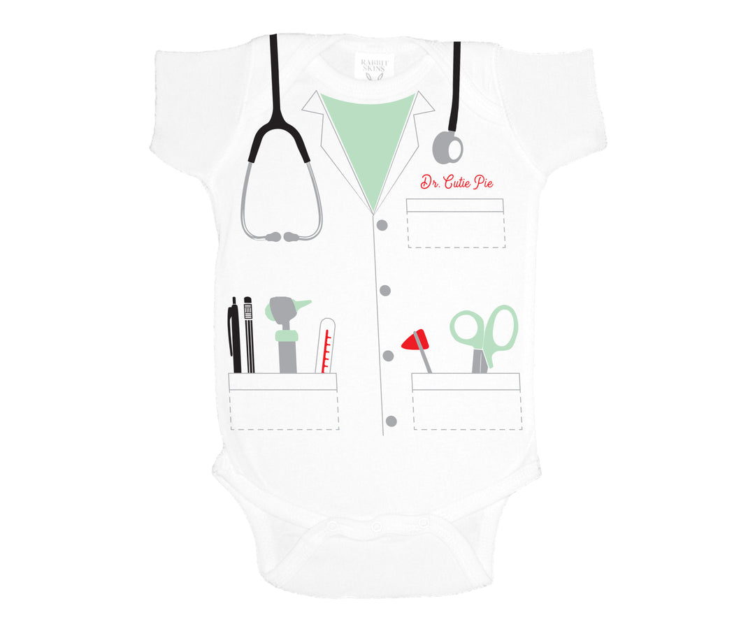 Dr. Cutie Pie Infant Bodysuit - Medical Coat