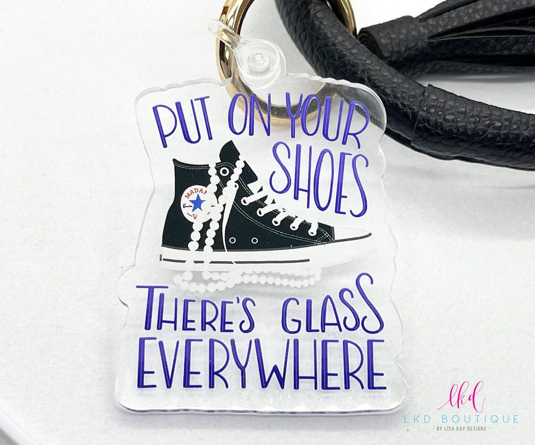 Shattered Glass Ceiling Keychain