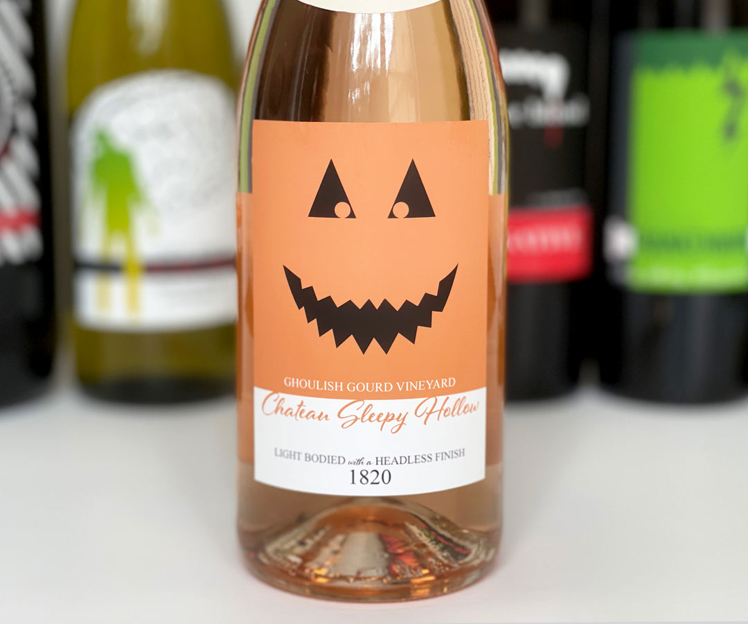 Halloween Bottle Label
