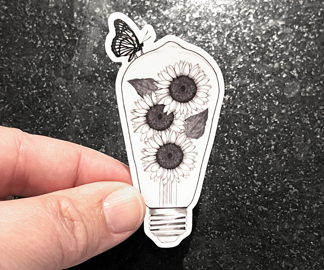 Light in the Dark Inspirational Sticker