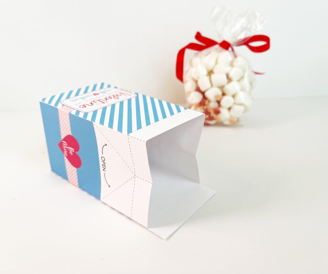 Cookies & Milk Valentines Milk Carton Treat Box