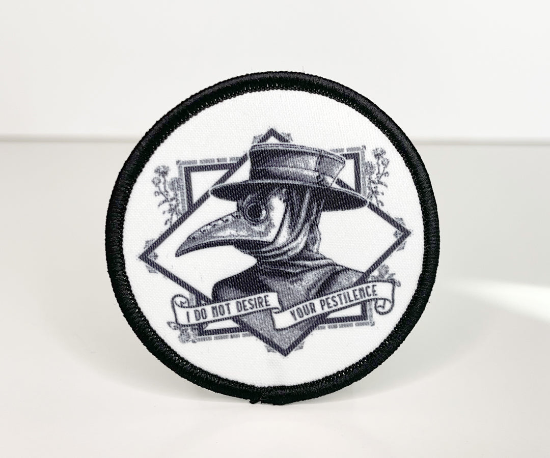 Plague Doctor Iron On Patch