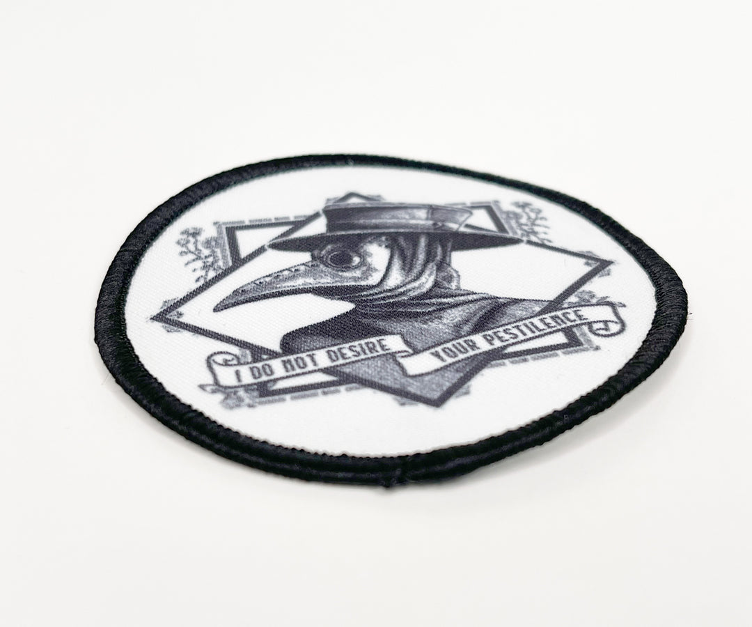 Plague Doctor Iron On Patch