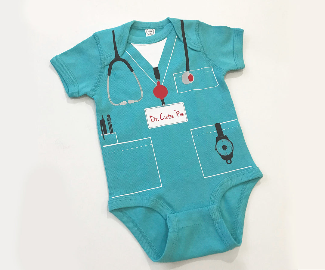 Dr. Cutie Pie Infant Bodysuit - Scrubs