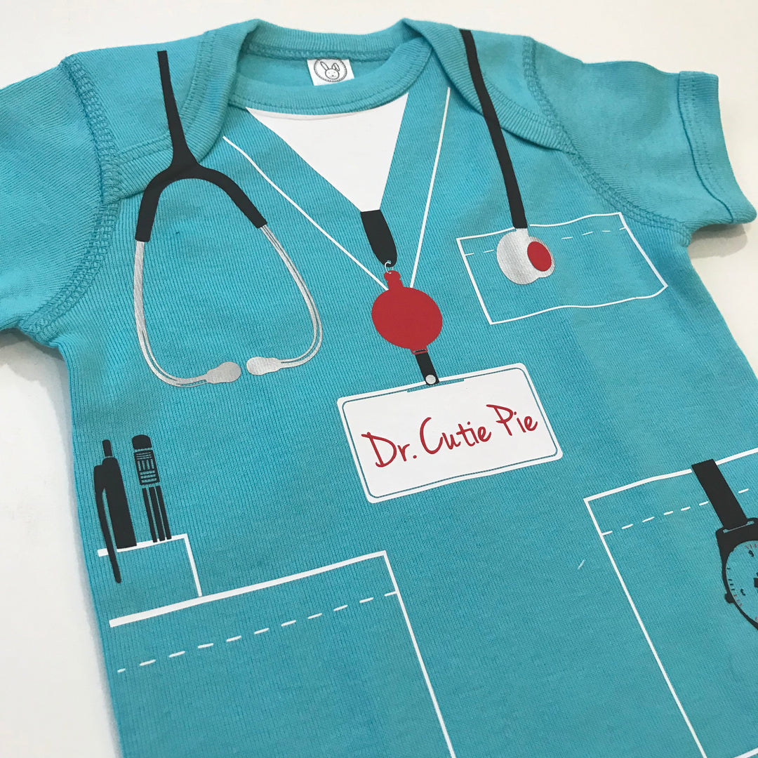 Dr. Cutie Pie Infant Bodysuit - Scrubs