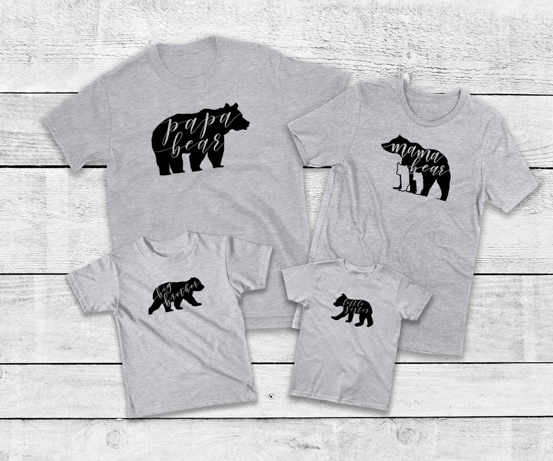 Bear Cub Sibling Shirts