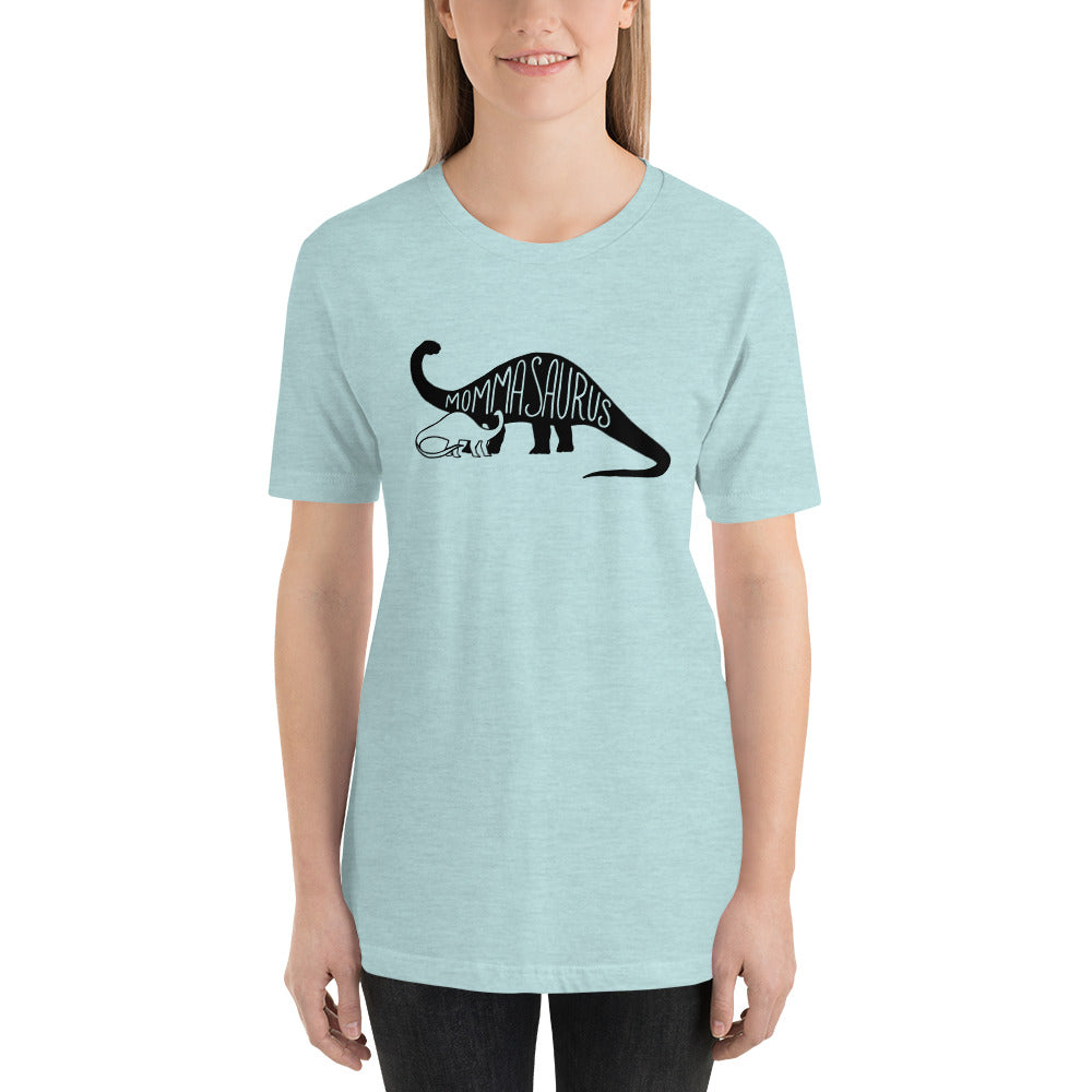 Mommasaurus Long Neck Dinosaur T-Shirt
